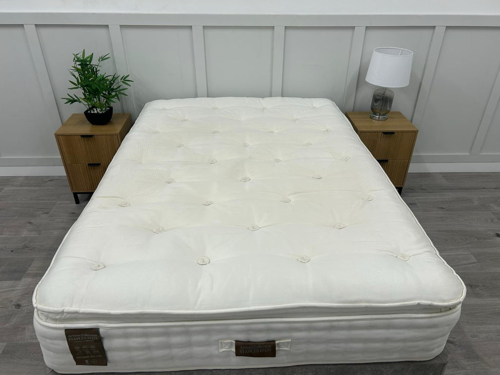 Staples and Co Artisan Deluxe 4FT 6 Double Mattress - RRP £1,799 Firm
