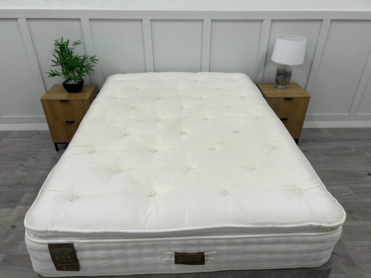 Staples and Co Artisan Deluxe 4FT 6 Double Mattress - RRP £1,799 Firm