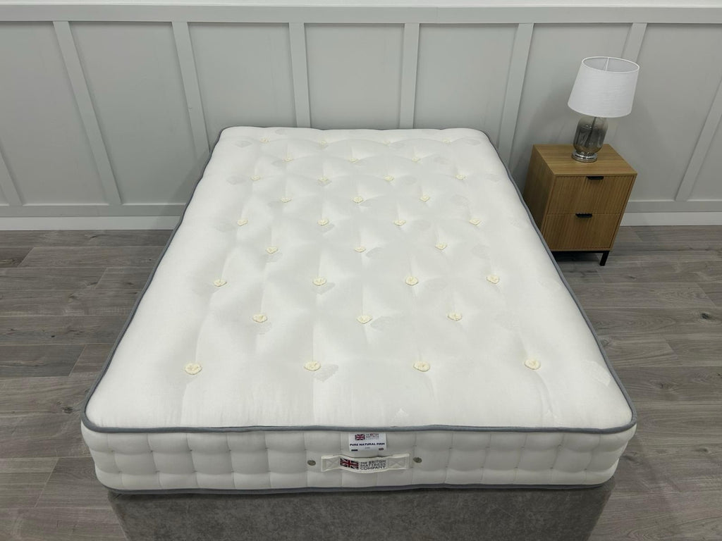 British Mattress Pure Natural Firm 2000 4FT 6 Double 100 Night Sleep Trial