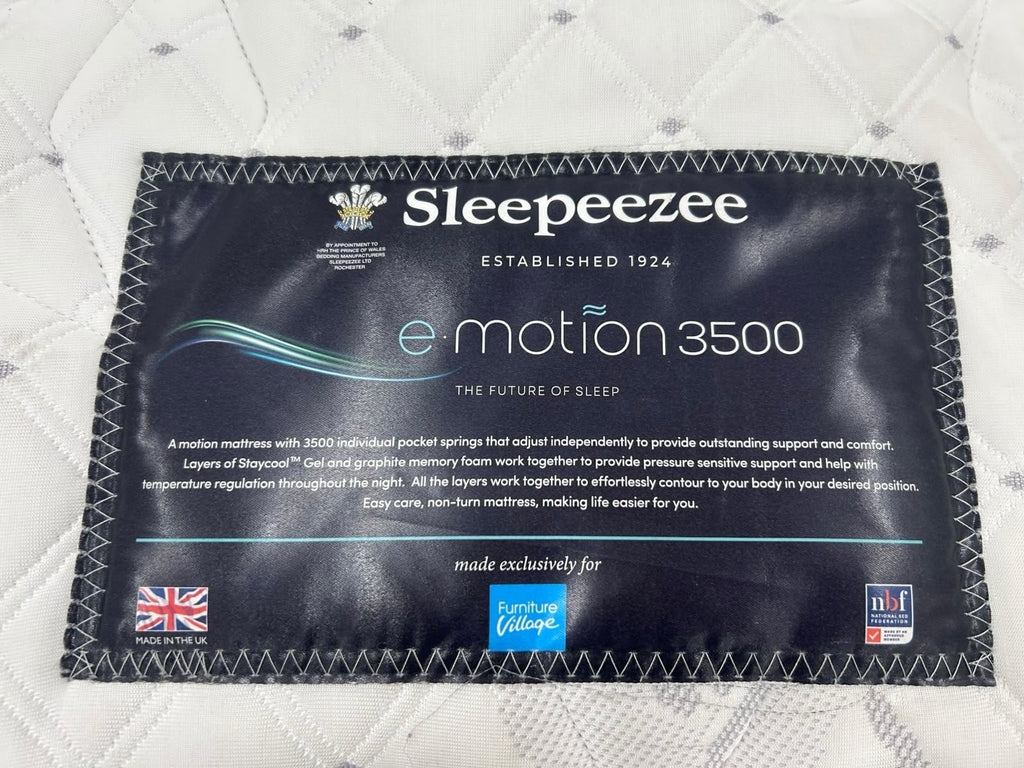 Sleepeezee Geltouch 3500 Pillowtop Zip and Link Mattress 5FT Kingsize RRP £2199