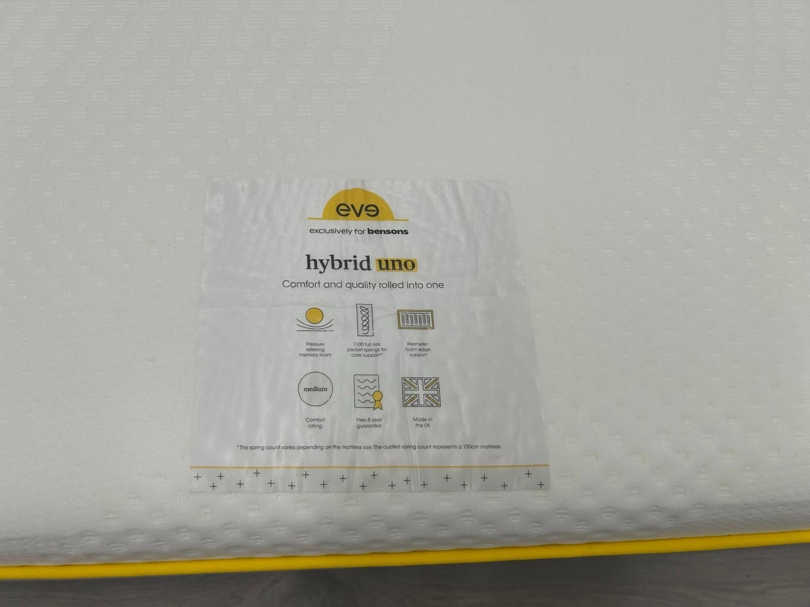 Eve Hybrid Duo Mattress Double 4FT 6 RRP £699