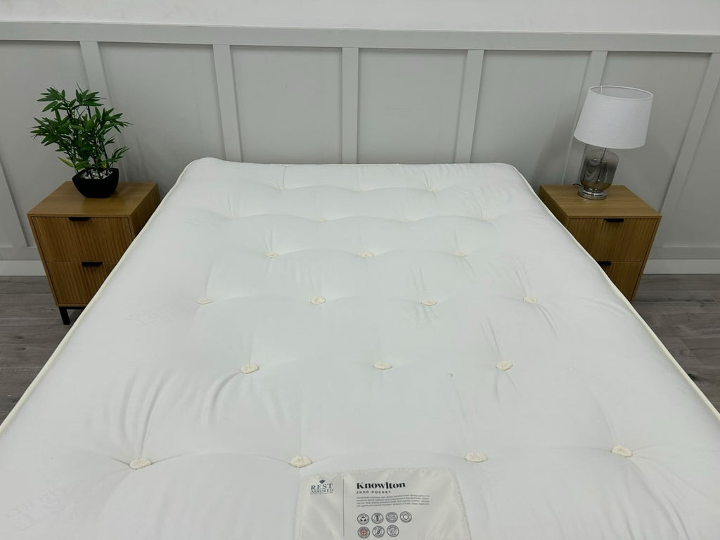 Rest Assured Knowlton 2000 Pocket Latex Pillow Top Mattress 5FT Kingsize
