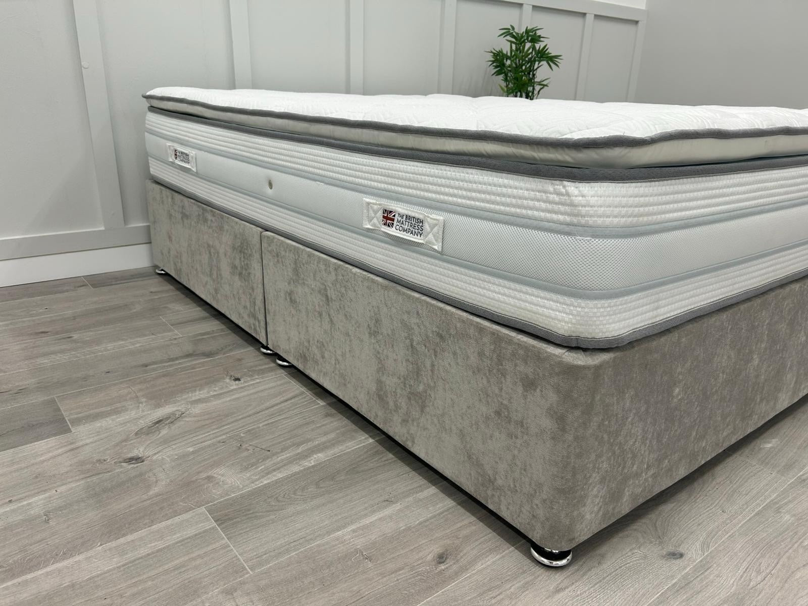British Mattress Luxe Gel 2000  4FT 6 Double 100 Night Sleep Trial