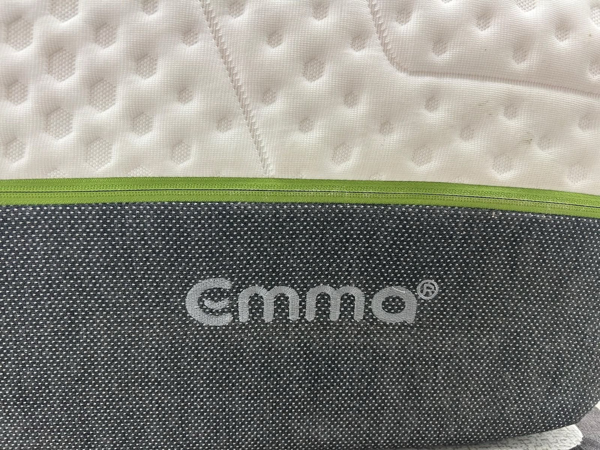 Emma Diamond Hybrid 6FT Superking mattress showing plush surface with quilted top and side panels, designed for comfort and support.