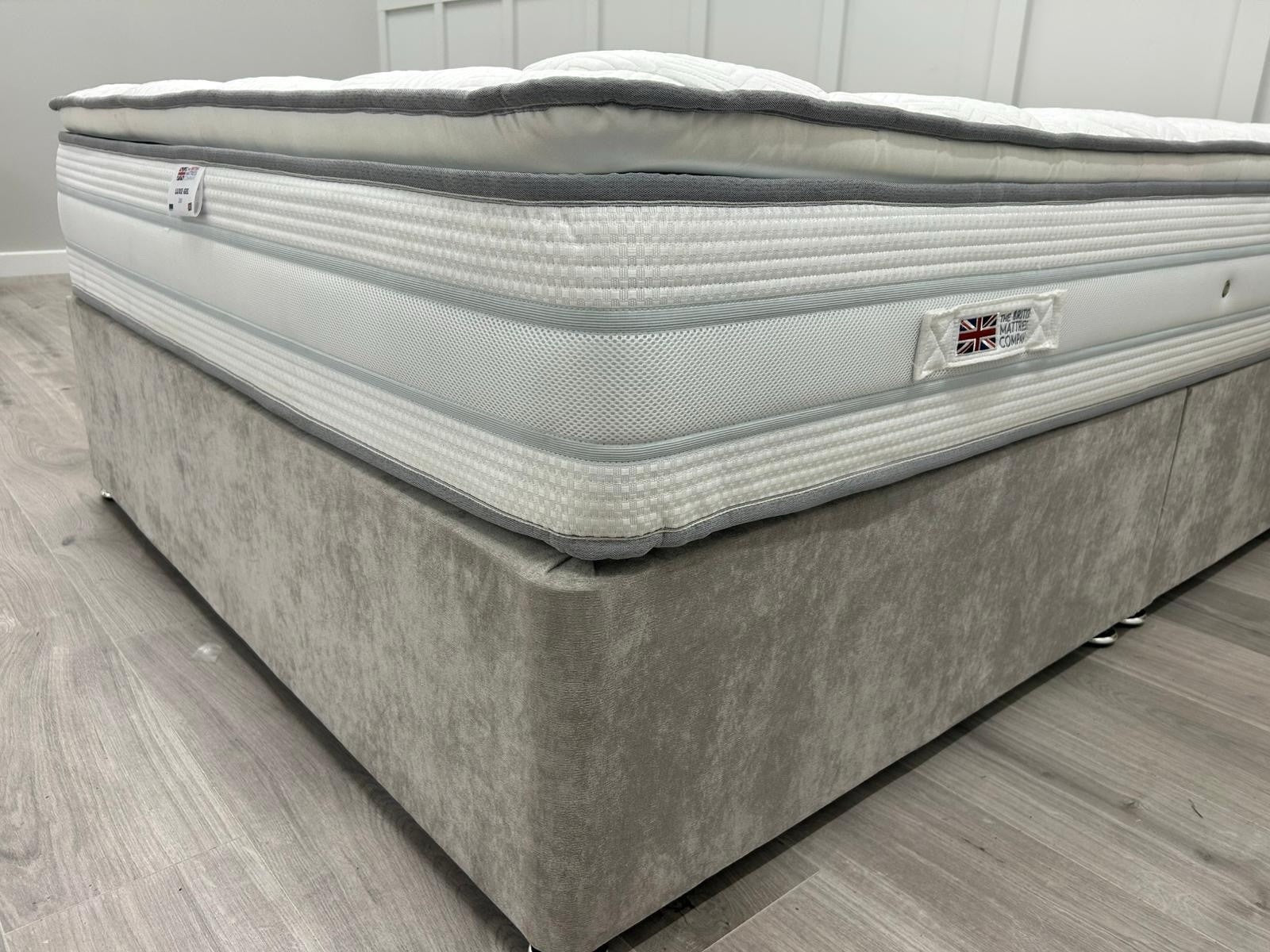British Mattress Luxe Gel 2000 5FT Kingsize 100 Night Sleep Trial