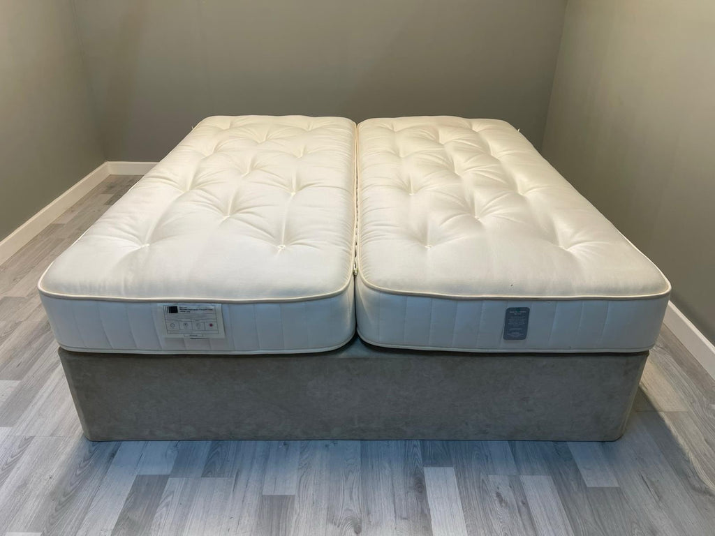 John Lewis Harrison Spinks Hemp 2750 Mattress Zip & Link 6FT Superking RRP £1899 - Home Furniture Interiors