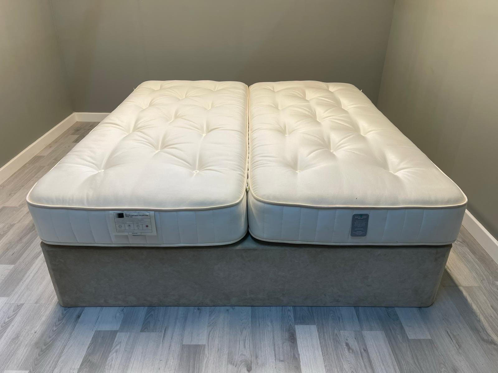 John Lewis Harrison Spinks Hemp 2750 Mattress Zip & Link 6FT Superking RRP £1899 - Home Furniture Interiors