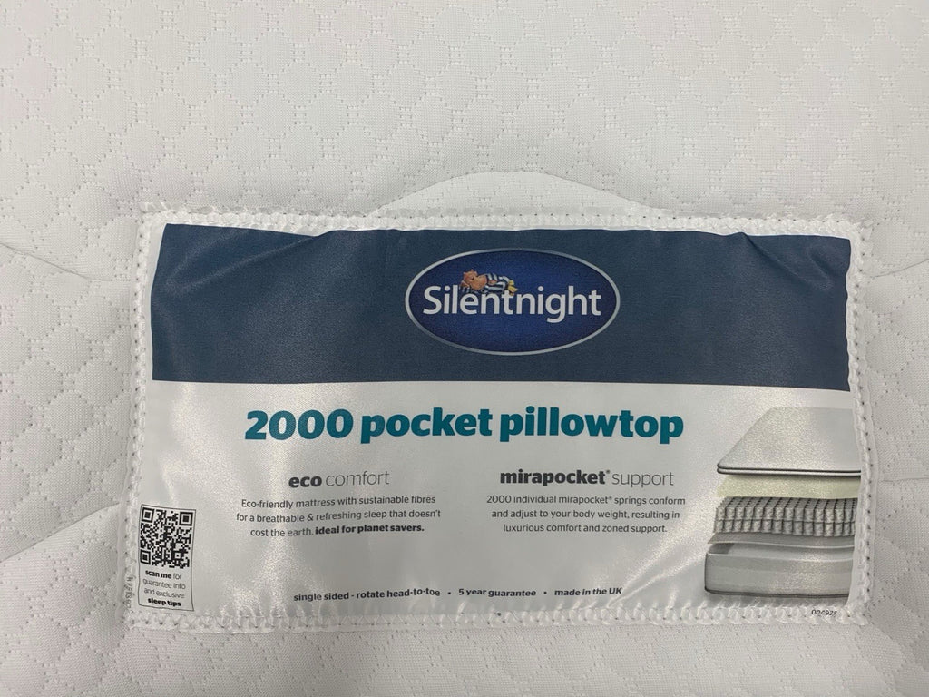 Silentnight 2000 Eco Comfort Pillow Top Mattress 6FT Superking RRP £1099