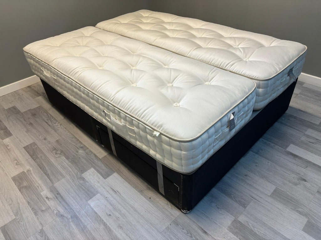 Harrison Spinks Bedstead Eco 7000 Mattress 5FT Kingsize Zip & Link RRP £2499 - Home Furniture Interiors