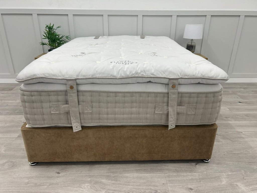 Harrison Spinks Pure Elegance Mattress with Mattress Topper 5FT Kingsize Firmer