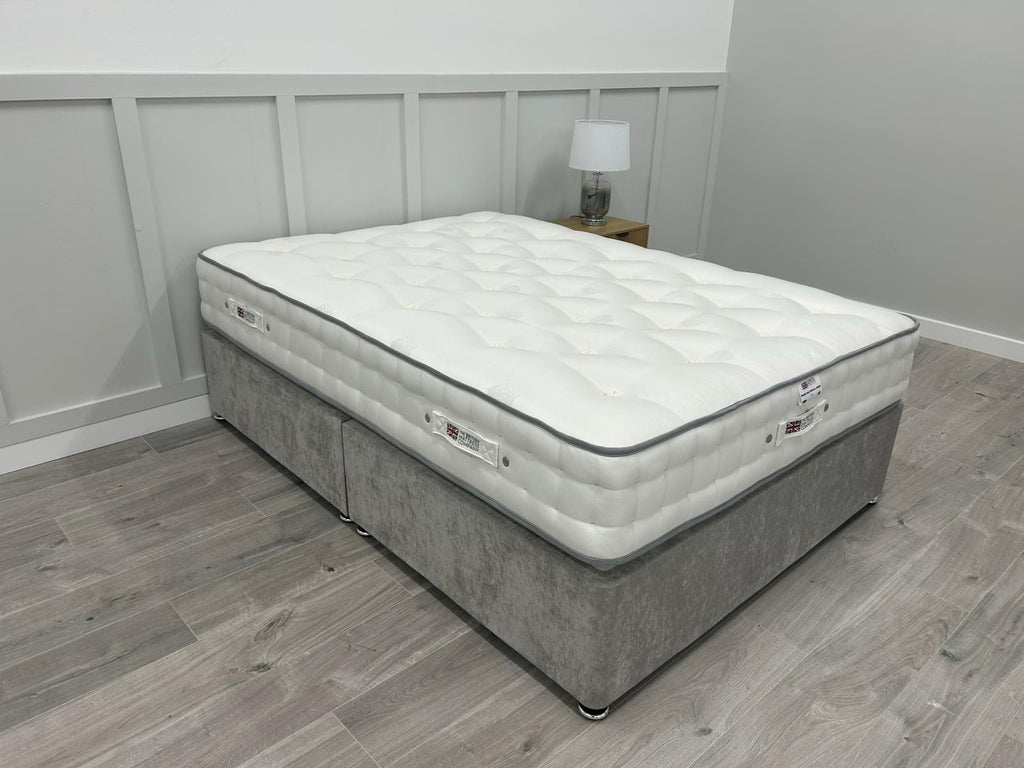 British Mattress Pure Natural Firm 2000 4FT 6 Double 100 Night Sleep Trial