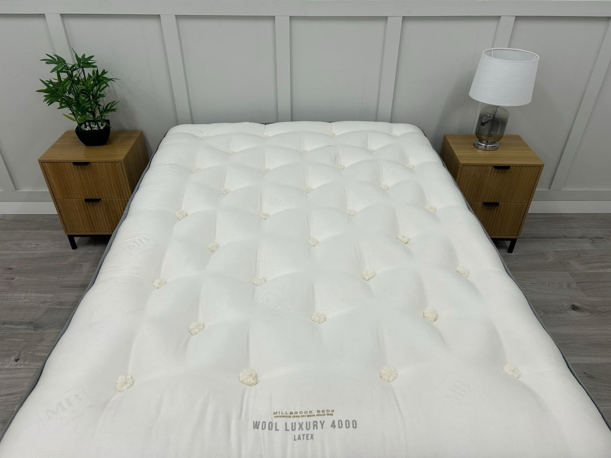 Millbrook Wool Luxury 4000 Latex Pocket Mattress 4FT 6 Double