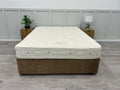 Hypnos Luxurious Earth 02 Double mattress, 4FT6 size, with plush fabric and supportive structure, shown from a top angle.