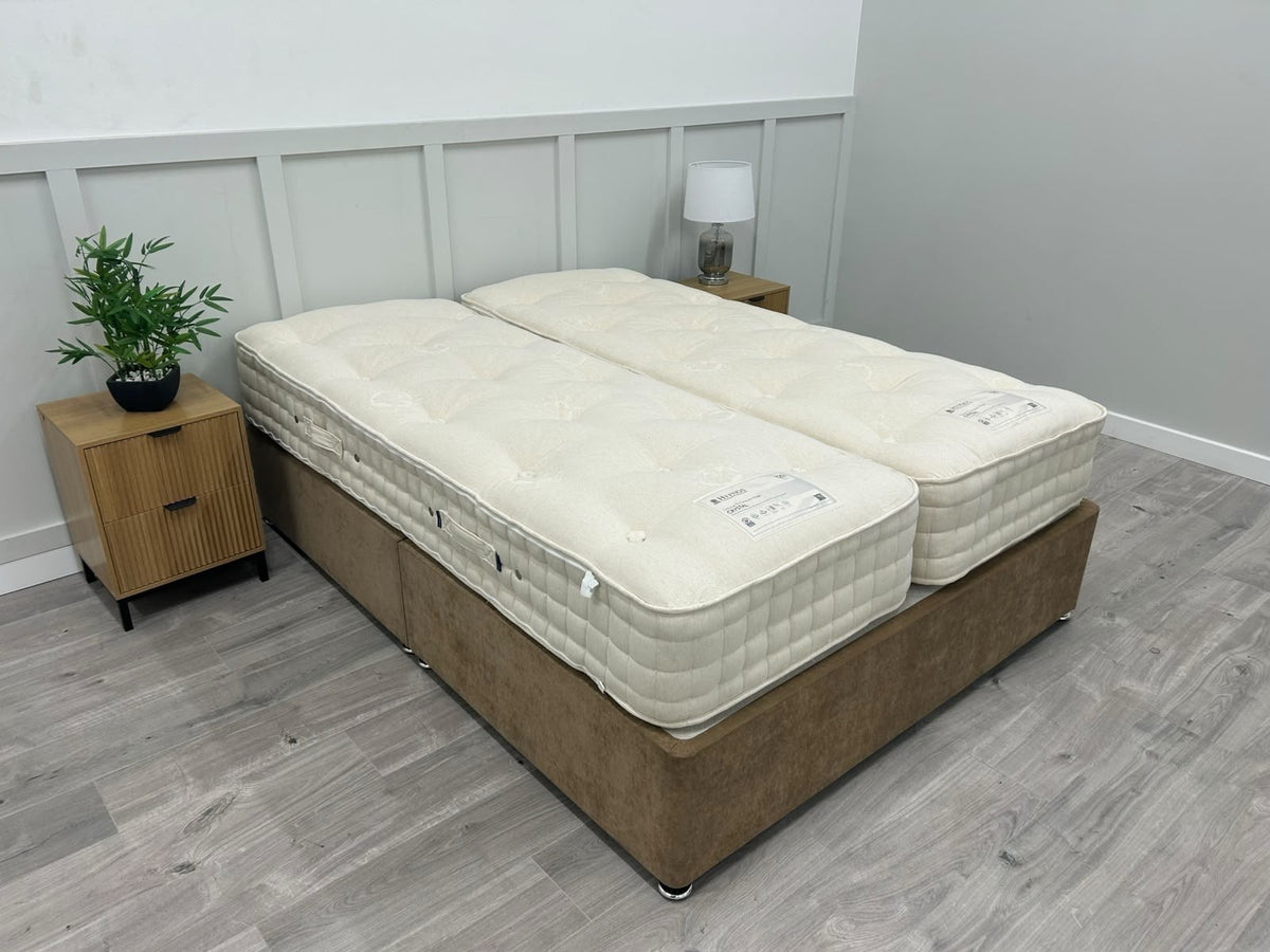 Hypnos Bespoke Crystal Mattress Zip & Link 5FT Kingsize - Regular RRP £3899