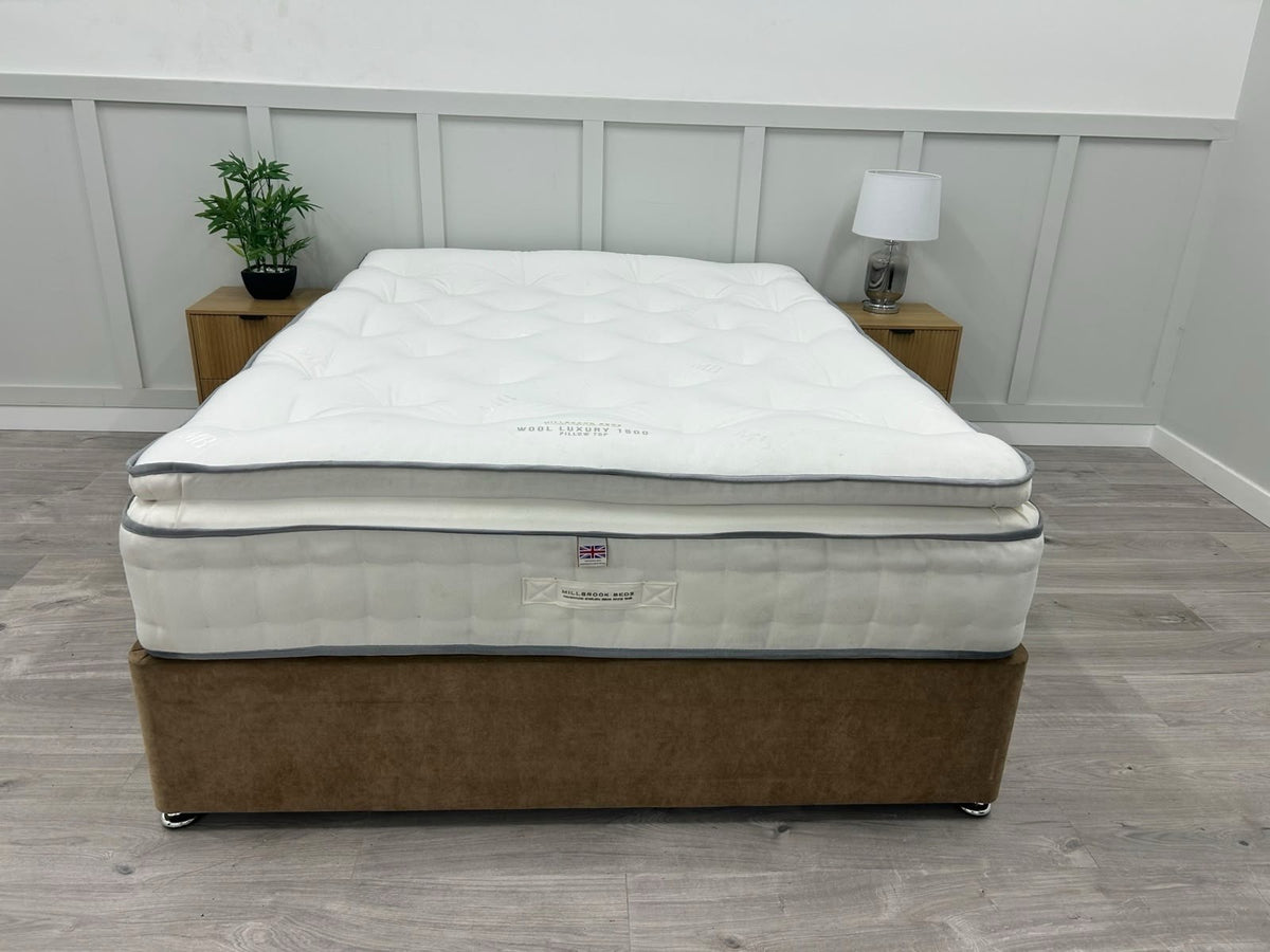 Millbrook Wool Luxury 1500 Pillowtop Medium 5FT Kingsize Mattress