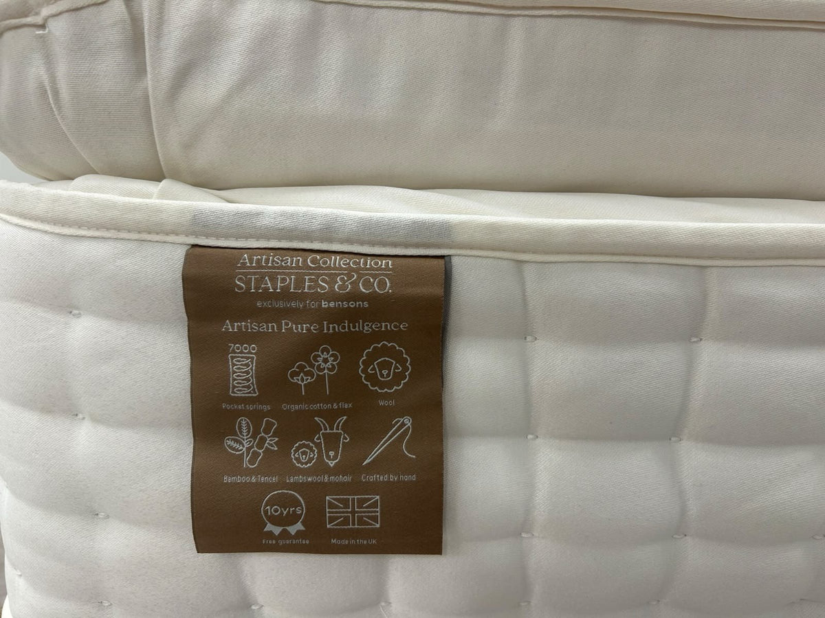 Staples and Co Artisan Indulgence Mattress 5FT Kingsize - RRP £1,799 Medium