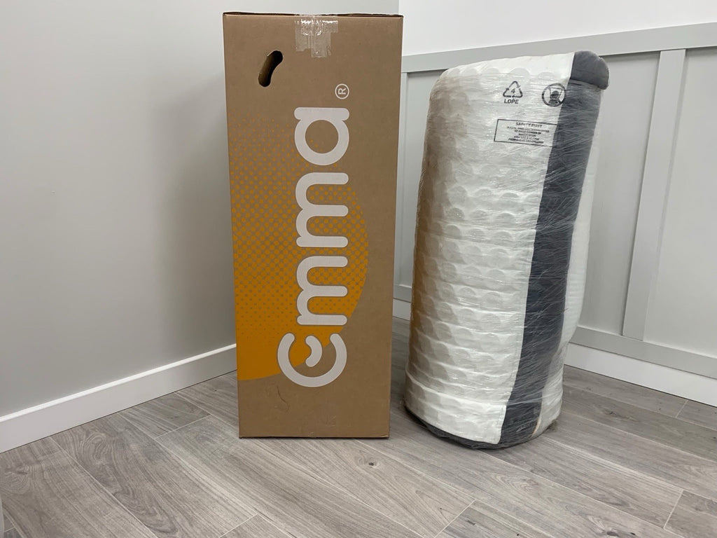 Rolled Up Emma Hybrid Airgrid 6FT Superking Mattress RRP £1299 Medium / Soft