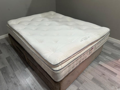 Millbrook Wool Luxury 1500 Pocket Pillow Top Mattress 5FT Kingsize RRP £1269 A - Home Furniture Interiors