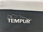 Tempur Pro Luxe Soft 6ft Super King mattress showing plush surface and edge support in a well-lit bedroom setting.