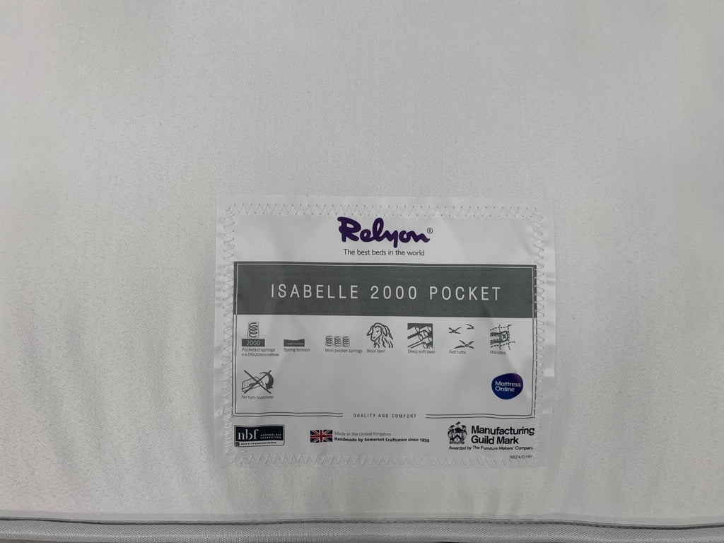 Relyon Isabelle 2000 Pocket Mattress 3FT Single
