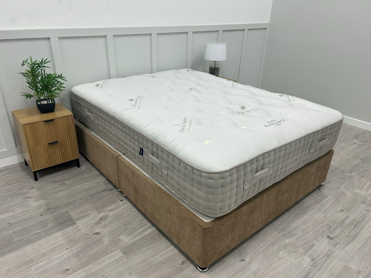 Harrison Spinks Pure Elegance Mattress with Mattress Topper 5FT Kingsize Firmer