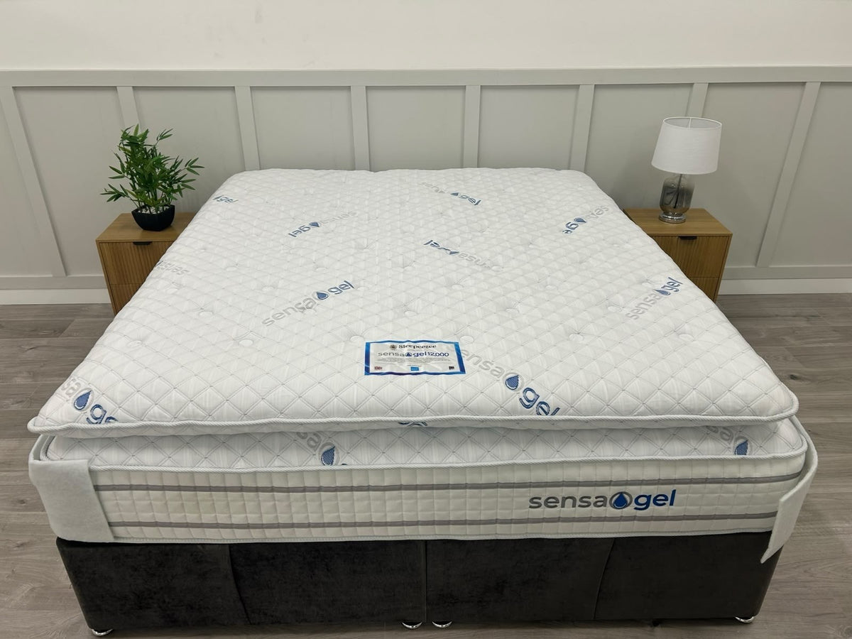 Sleepeezee SensaGel 12000 Mattress 5FT Kingsize With Topper 42cm Depth RRP £3499