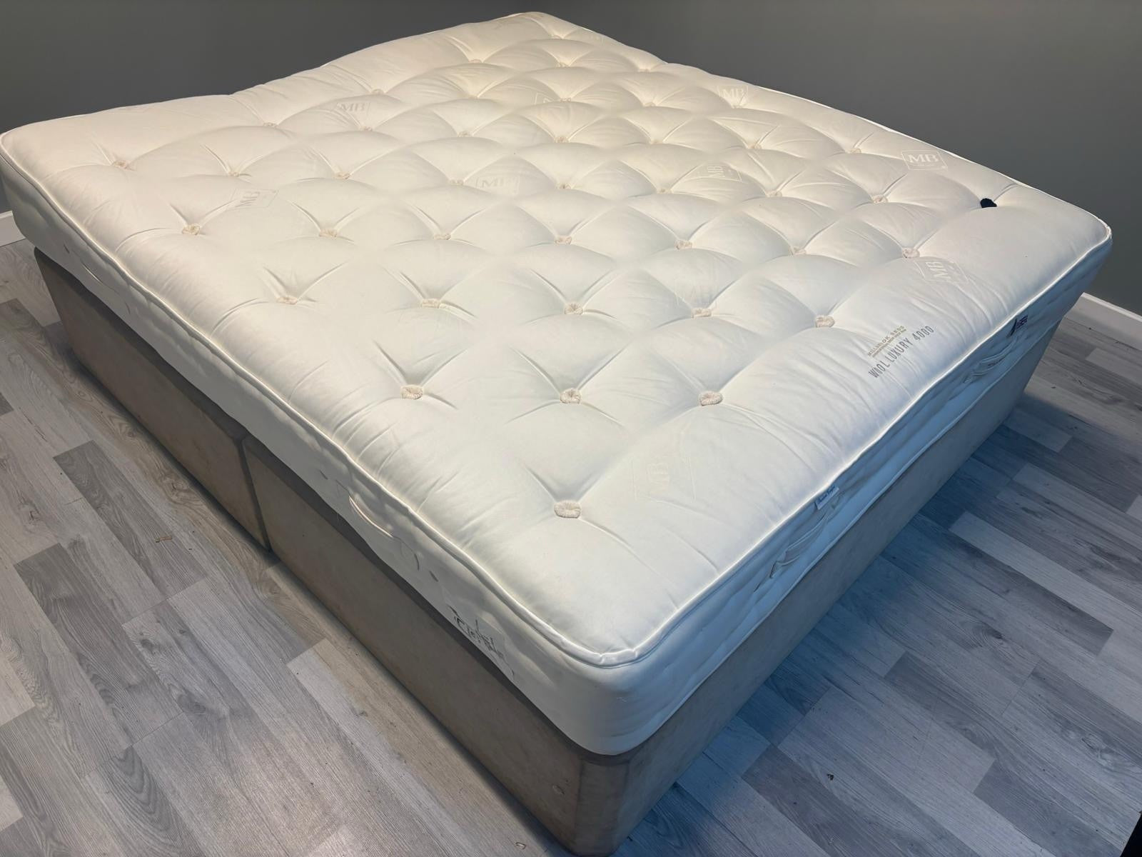 Millbrook Wool Luxury 4000 Mattress 5FT Kingsize - RRP £1269 A - Home Furniture Interiors