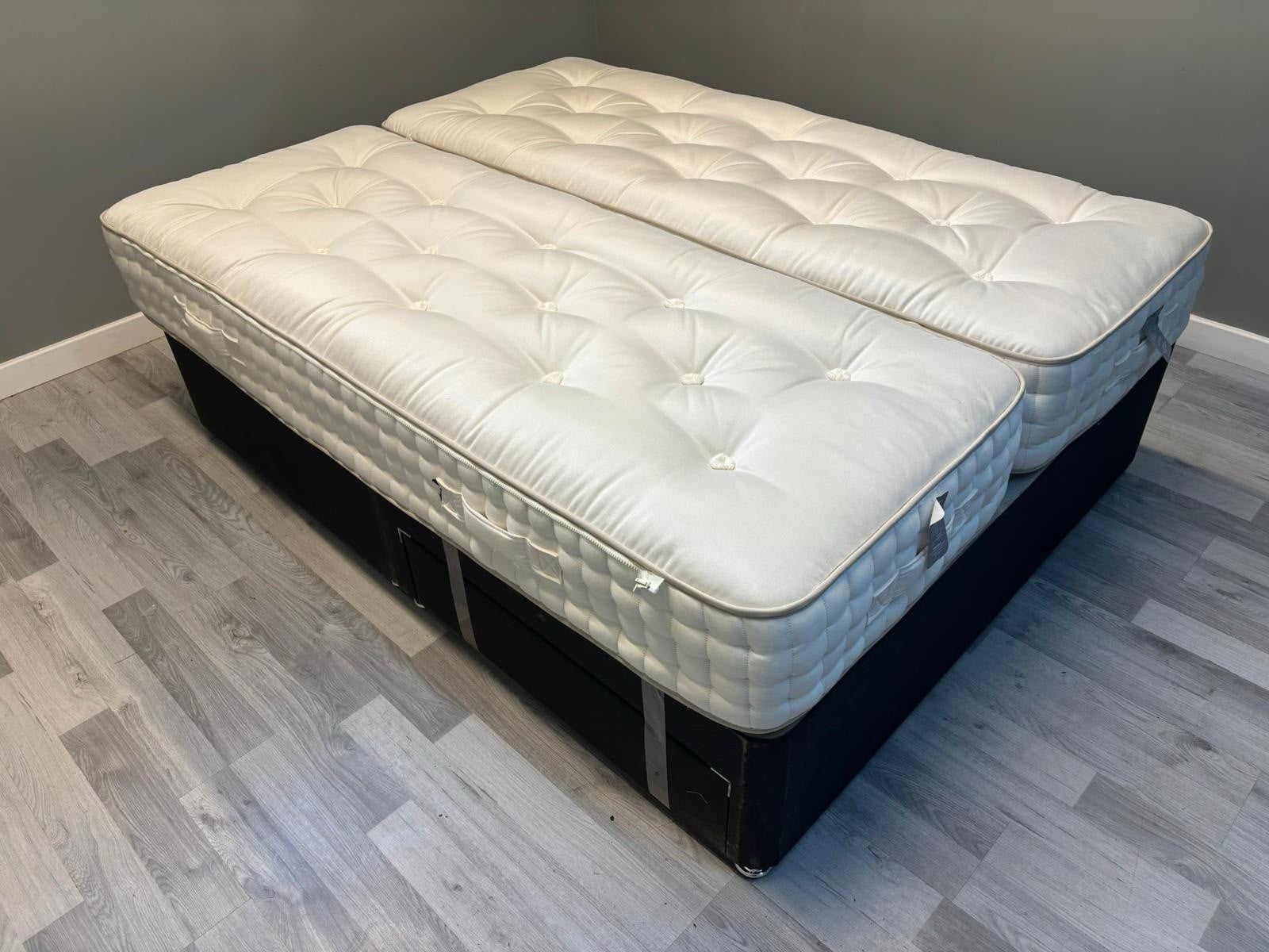 Harrison Spinks Bedstead Eco 7000 Mattress 5FT Kingsize Zip & Link RRP £2499 - Home Furniture Interiors