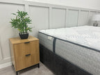 Sealy Newton 6FT Super King zip and link firm mattress with a plush, comfortable surface and sturdy edge support.