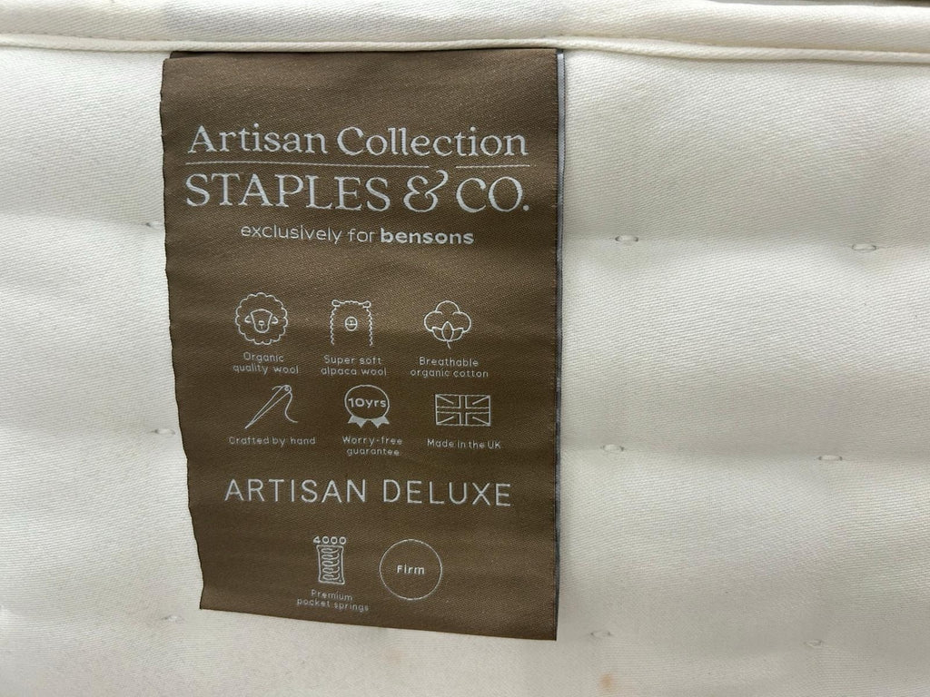Staples and Co Artisan Deluxe 4FT 6 Double Mattress - RRP £1,799 Firm