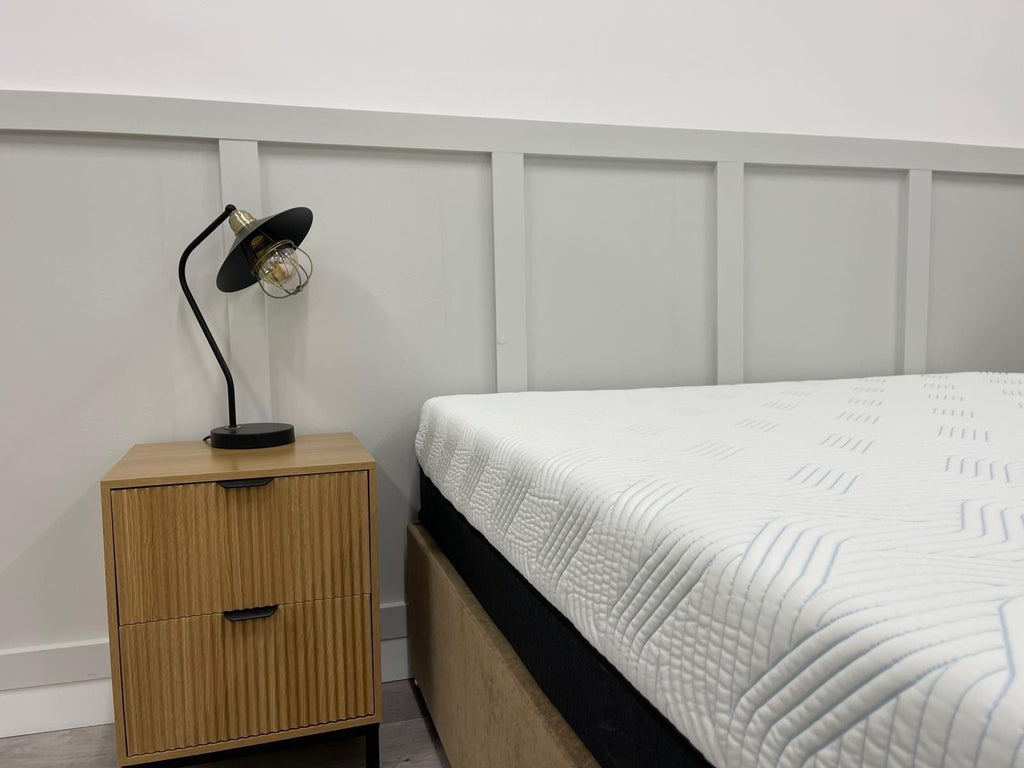 Tempur Pro Plus SmartCool 4ft 6 double mattress with soft surface and plush design, featuring a sleek modern appearance.
