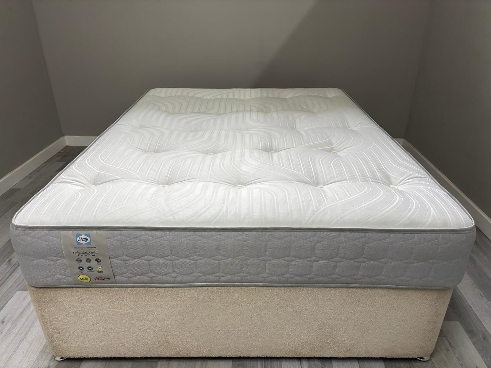 Sealy Burlington Ortho Extra Firm 4FT 6 Double Mattress - RRP £1499 A - Home Furniture Interiors