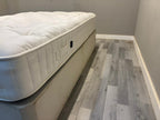 Harrison Spinks 2750 Ely Ortho 4ft6 double mattress with firm support, shown from top view with plush fabric cover.