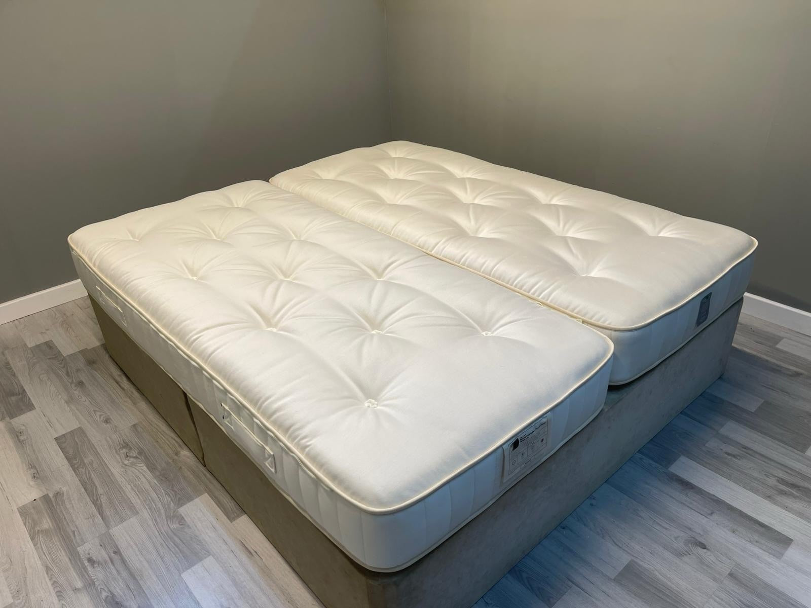 John Lewis Harrison Spinks Hemp 2750 Mattress Zip & Link 6FT Superking RRP £1899 - Home Furniture Interiors