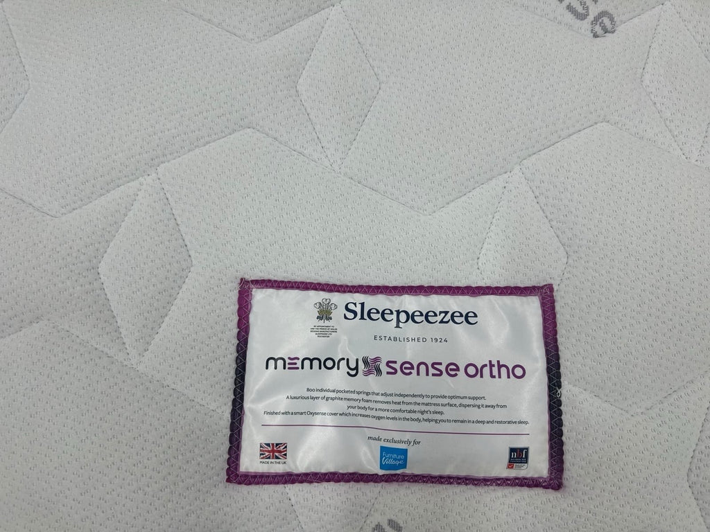 Sleepeezee Memory Sense Ortho Mattress 4fT 6 Double RRP £1299