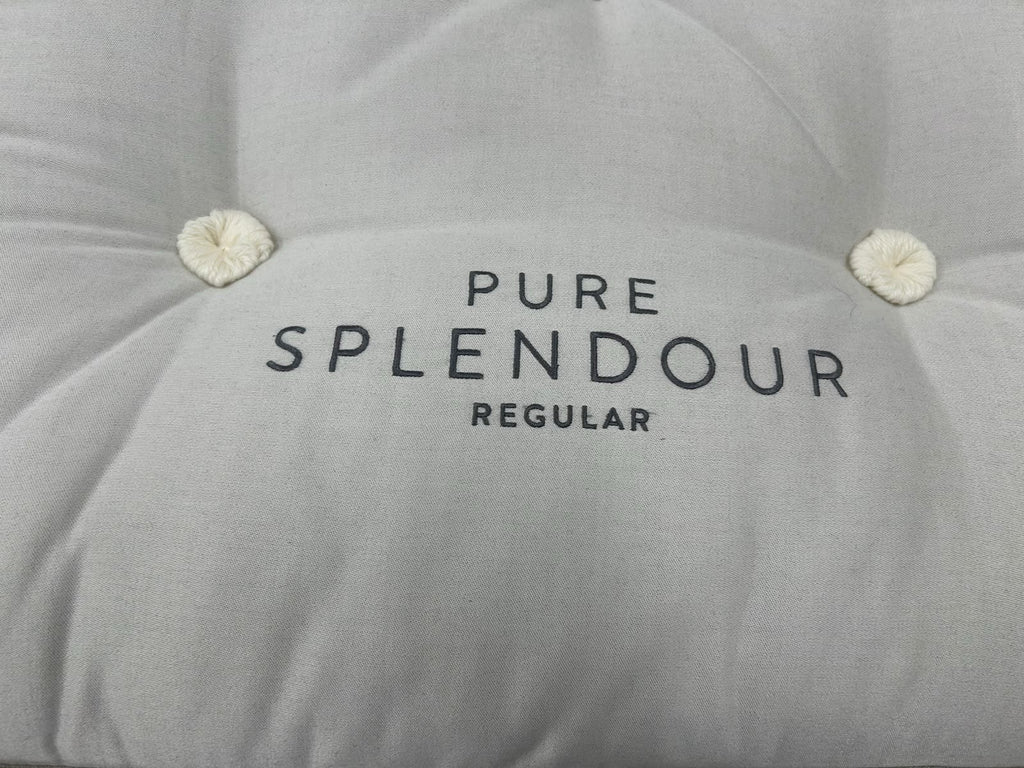 Harrison Spinks Pure Splendour 5FT Kingsize mattress with zip and link design, featuring plush fabric and detailed stitching.