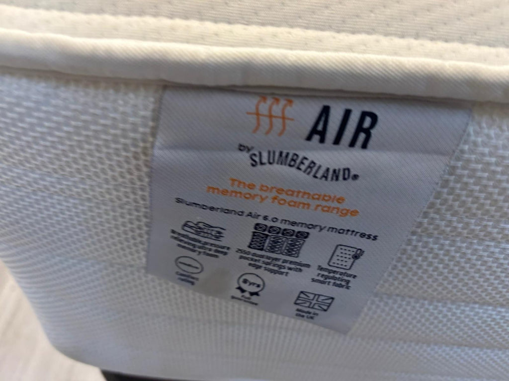 Slumberland Air 6 Memory 5ft Kingsize Mattress, Medium - RRP £1049 - Home Furniture Interiors
