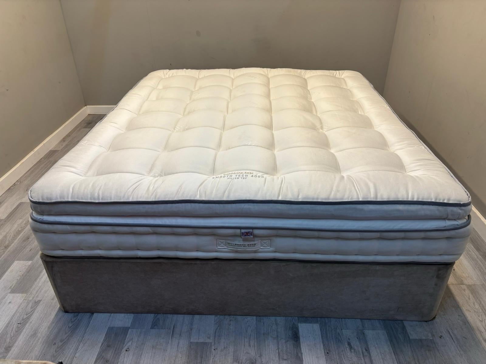 Millbrook Smooth Tech 4000 PillowTop Mattress 6FT Superking  - RRP £1739