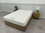 John Lewis Harrison Spinks Grassington 5750 Pocket Mattress in 5FT Kingsize, medium firm, with plush fabric and detailed stitching.