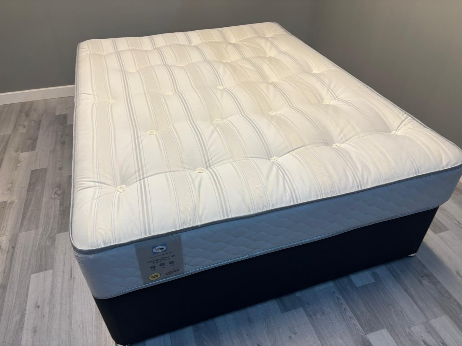 Sealy Edendale Backcare Support Firm Mattress 4FT 6 Double RRP £1299 A - Home Furniture Interiors