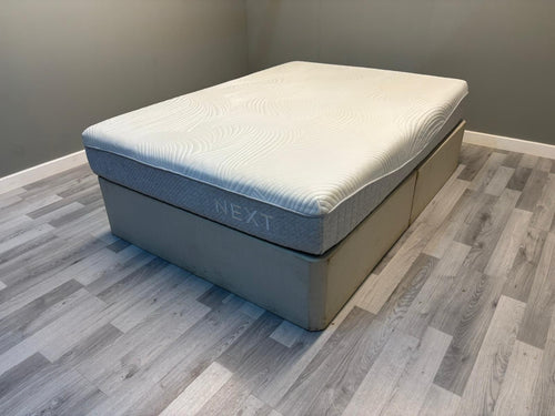 Next Marshmallow 1400 Pocket Sprung Medium Memory Foam Hybrid Double Mattress A - Home Furniture Interiors
