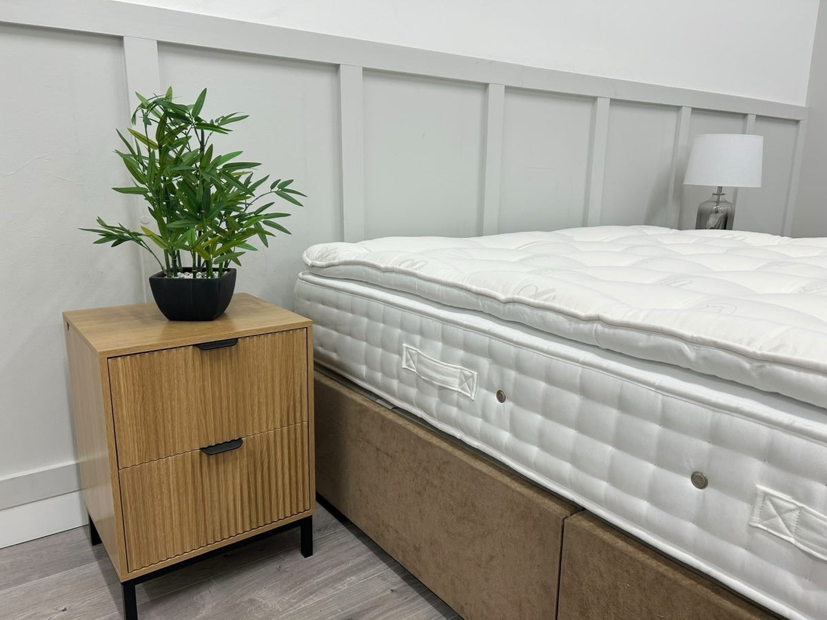 John Lewis Waitrose Wool 1800 Pillowtop Mattress, Medium 5FT Kingsize RRP £1199