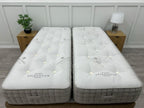 Harrison Spinks Pure Splendour 5FT kingsize mattress with zip and link design, featuring plush fabric and detailed stitching.