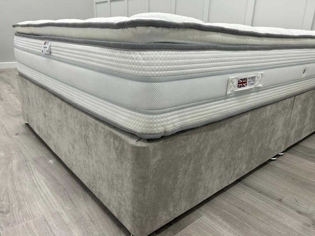 British Mattress Luxe Gel 2000  4FT 6 Double 100 Night Sleep Trial