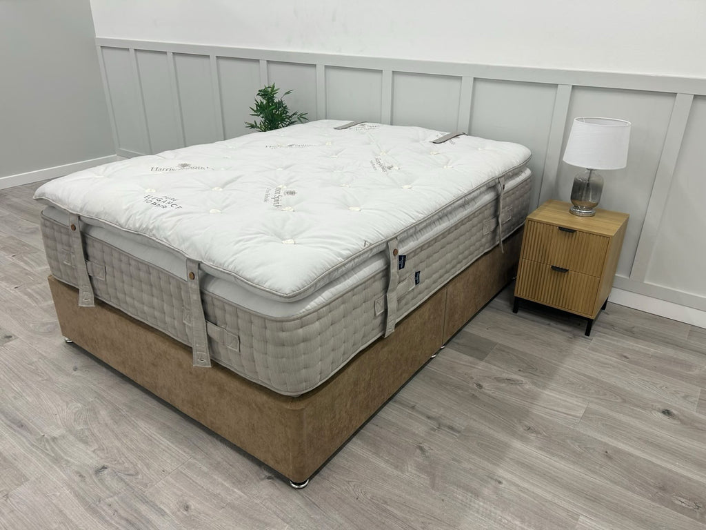Harrison Spinks Pure Elegance Mattress with Mattress Topper 5FT Kingsize Firmer