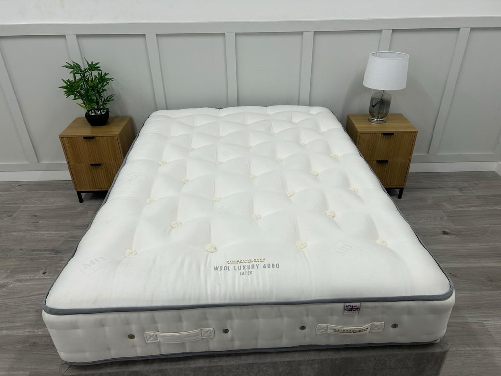Millbrook Wool Luxury 4000 Latex Pocket Mattress 4FT 6 Double
