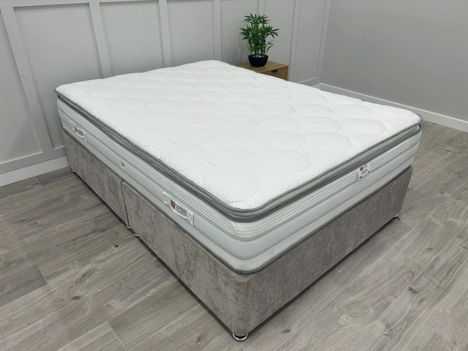 British Mattress Luxe Gel 2000 6FT Superking 100 Night Sleep Trial