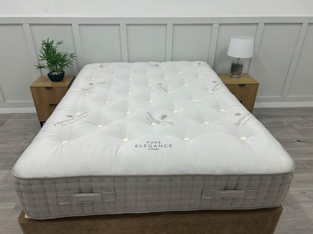 Harrison Spinks Pure Elegance Mattress with Mattress Topper 5FT Kingsize Firmer