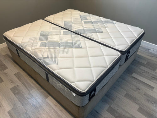 Sealy Ultra Brontë Firm 6FT Superking Zip And Link Mattress - RRP £2699 - Home Furniture Interiors