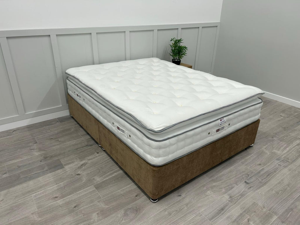 British Mattress Pure Embrace 3000 Pillow Top 4FT 6 Double 100 Night Sleep Trial